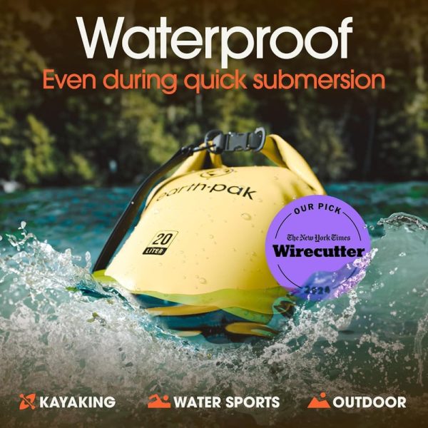 Earth Pak Waterproof Dry Bag With Phone Case - Best For Kayaking - 画像 (3)