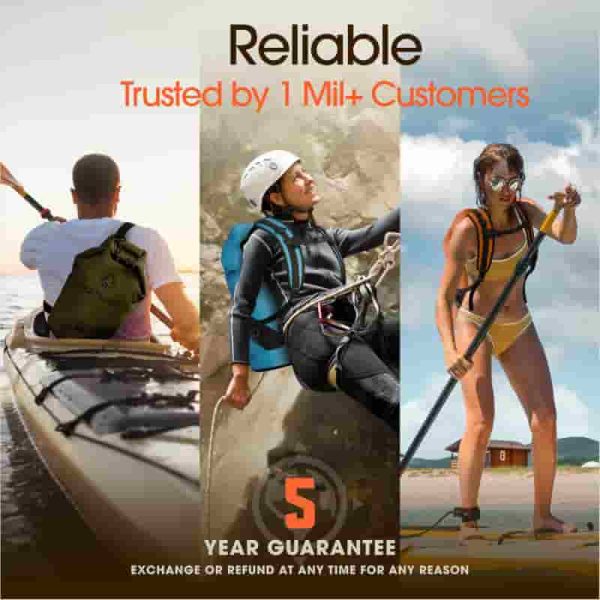 Earth Pak Waterproof Dry Bag With Phone Case - Best For Kayaking - 画像 (6)