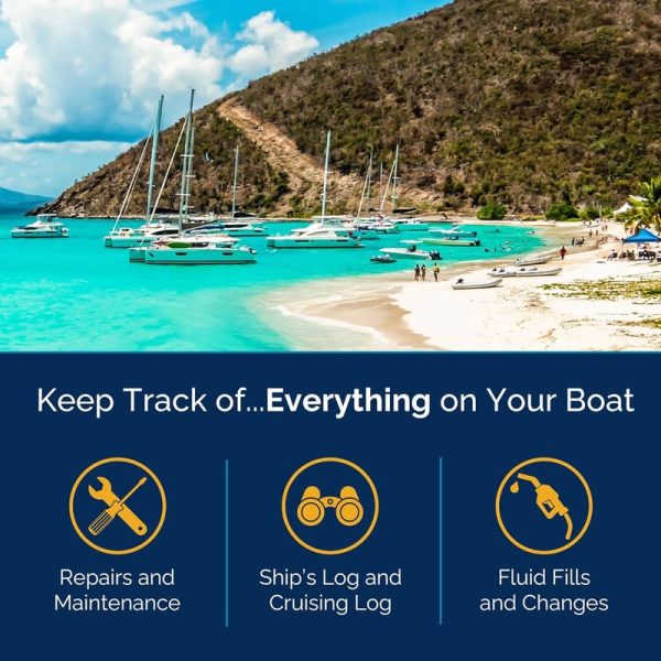 The Boat Galley Ship's Log - Best Boating Gift & Maintenance Tracker - immagine 3