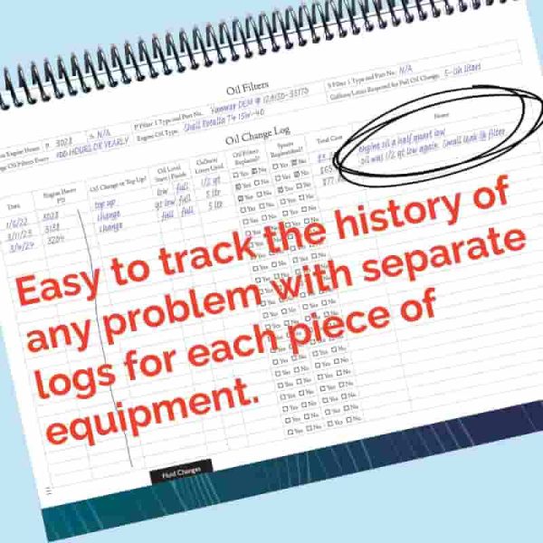 The Boat Galley Ship's Log - Best Boating Gift & Maintenance Tracker - immagine 6