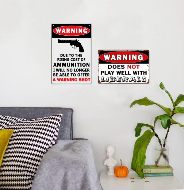 Best Vintage Garage Warning Sign - Man Cave Gift 12x8 - 画像 (6)