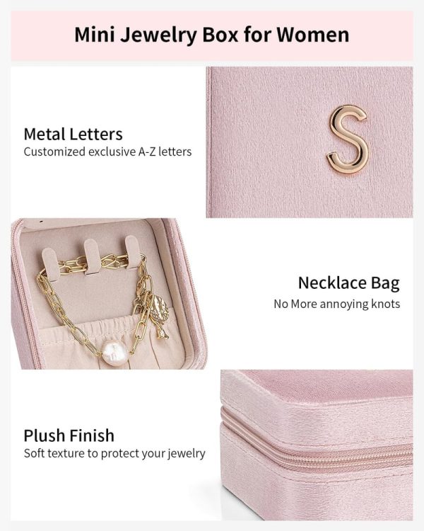Best Personalized Initial Jewelry Box For Women - Imagen 3