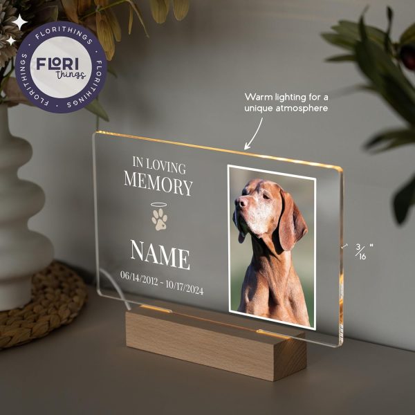 Personalized Dog Memorial Acrylic Plaque - Loss Of Pet Gift – Image 2