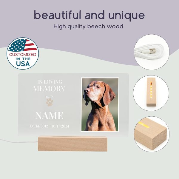 Personalized Dog Memorial Acrylic Plaque - Loss Of Pet Gift – Image 3