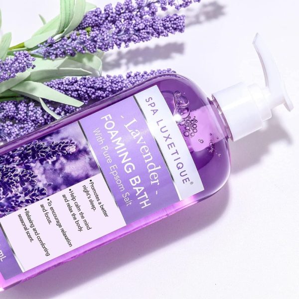 Spa Luxetique Bubble Bath Set: Epsom Salt & Essential Oils - Imagem 4