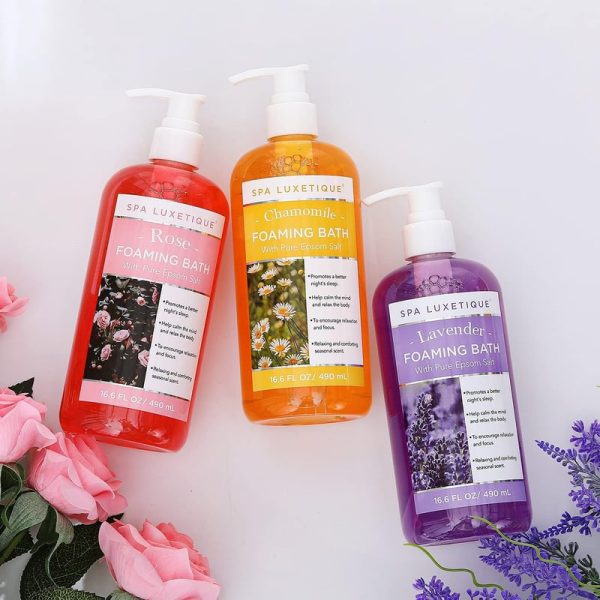 Spa Luxetique Bubble Bath Set: Epsom Salt & Essential Oils - Imagem 6