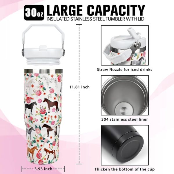 Best 30 Oz Horse Tumbler Gift For Horse Lovers – Image 2