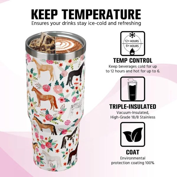 Best 30 Oz Horse Tumbler Gift For Horse Lovers – Image 5