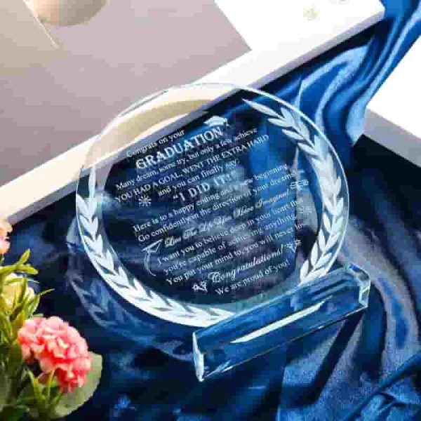 Best 2025 Graduation Gifts – Crystal Plaque For Him & Her - Imagen 4