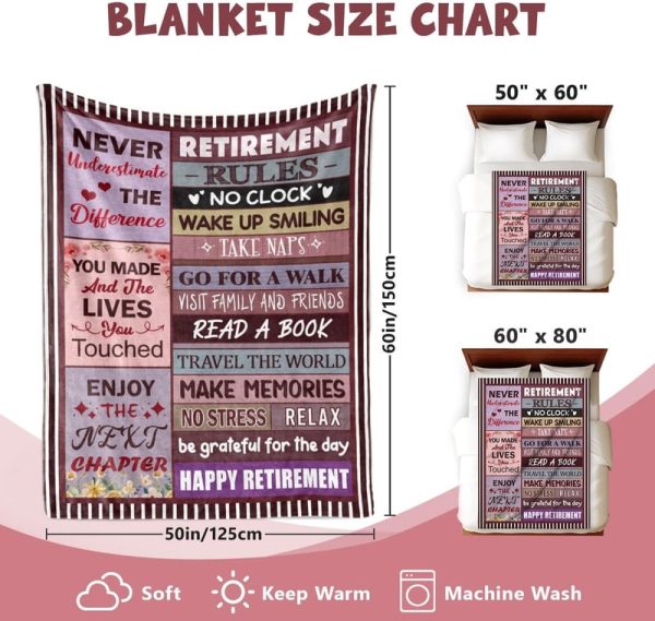 Top Retirement Gifts 2025: Cozy Blanket For Women - Imagen 2