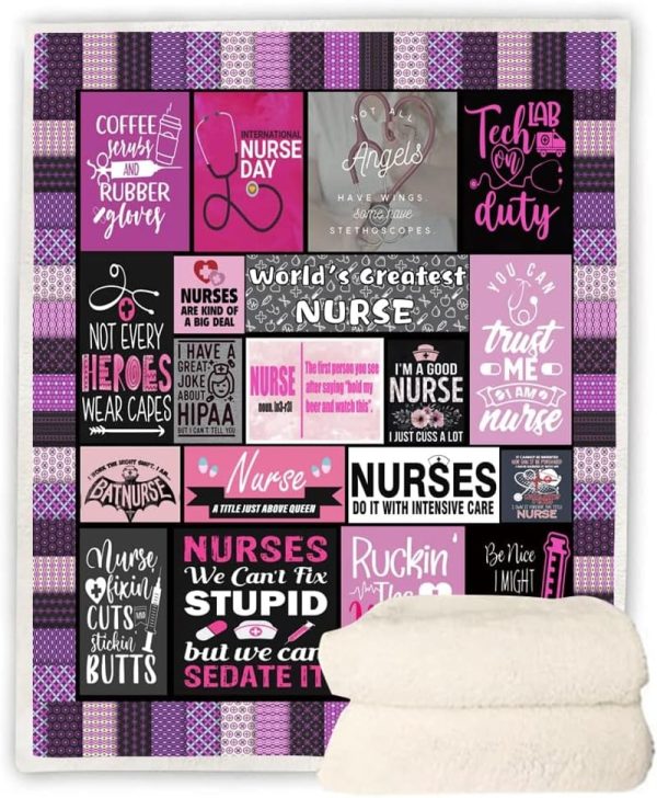 Best Nurse Throw Blanket - Ideal Gift For Nurses - 画像 (3)