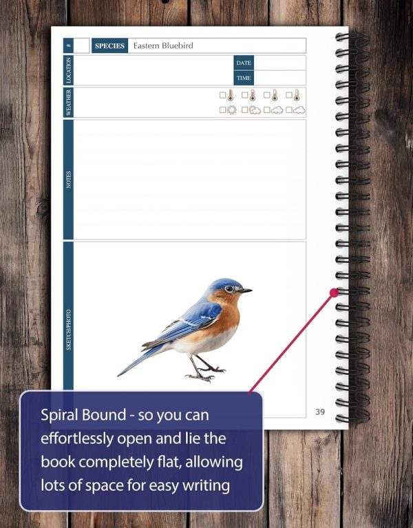 Best Bird Watching Journal With Life List & Illustrations – Image 6