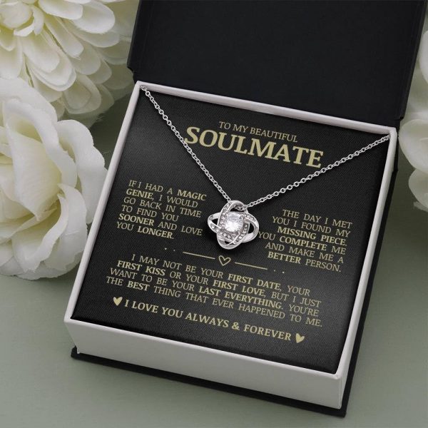 Love Knot Necklace - Romantic Gift For Soulmate - Image 3