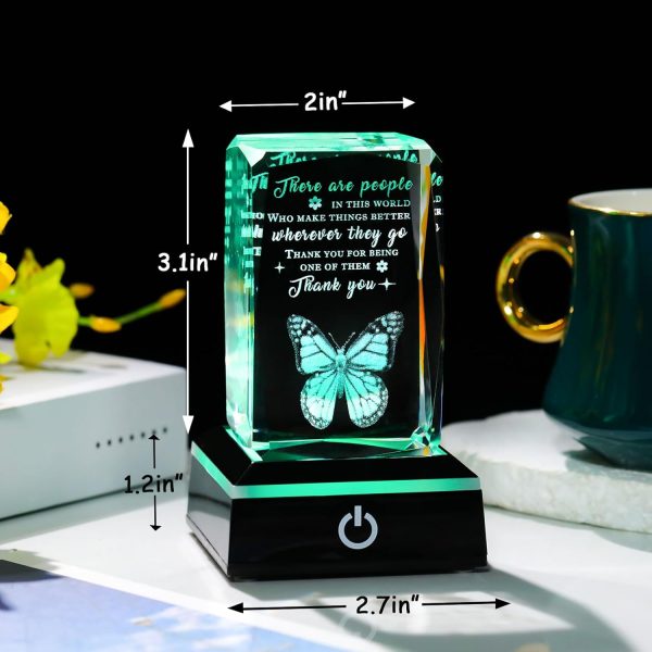Movdyka 3d Crystal Thank You Gift With Led Base - Inspire & Appreciate – Image 2