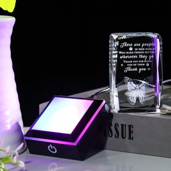 Movdyka 3d Crystal Thank You Gift With Led Base - Inspire & Appreciate – Image 5