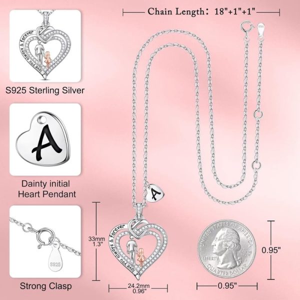 Best Sterling Silver Heart Necklace For Daughter - Image 5