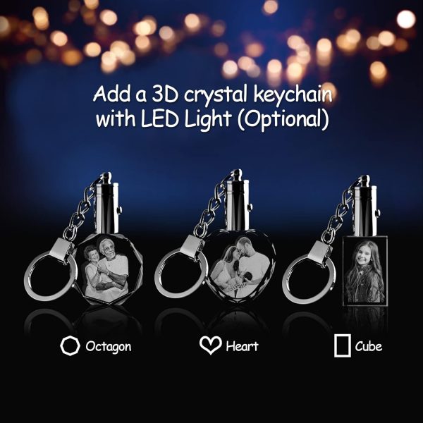 Personalized 3d Crystal Photo Gift For Special Occasions - Imagem 4