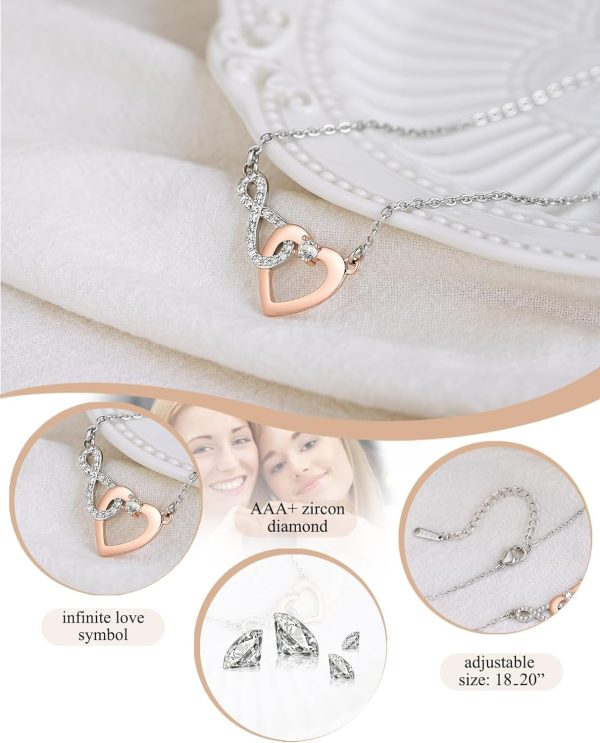 Best Infinity Heart Necklace For Mothers & Daughters – Image 5