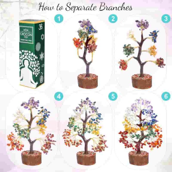 Best Seven Chakra Crystal Tree - Birthday Gifts For Women - immagine 4