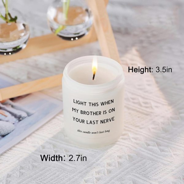 Best Sister-in-law Gift: Funny Lavender Candle - Imagen 3