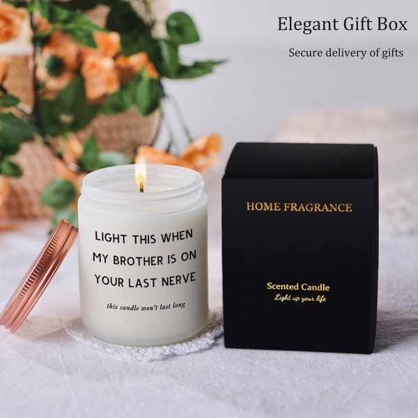 Best Sister-in-law Gift: Funny Lavender Candle - Imagen 6