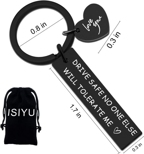 Drive Safe Keychain - Perfect Gift For Husband, Boyfriend & Family - Imagen 2