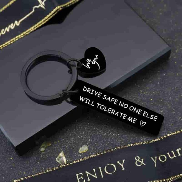 Drive Safe Keychain - Perfect Gift For Husband, Boyfriend & Family - Imagen 4