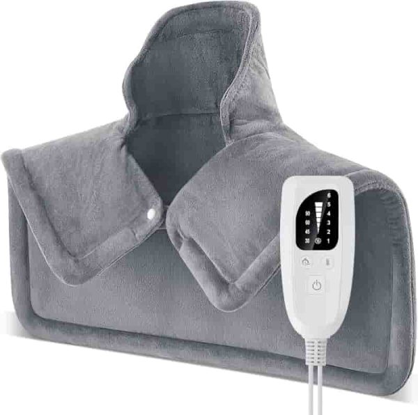 Best Heating Pad For Neck & Shoulder – Weighted & Fast-heating