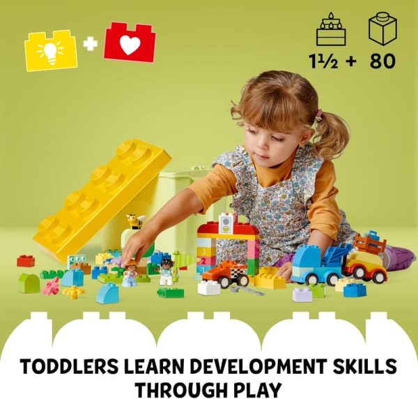 Lego Duplo Cars & Trucks Set - Perfect Stem Toy For Toddlers - Imagem 2