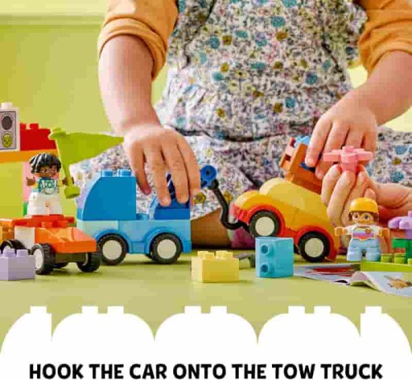 Lego Duplo Cars & Trucks Set - Perfect Stem Toy For Toddlers - Imagem 5