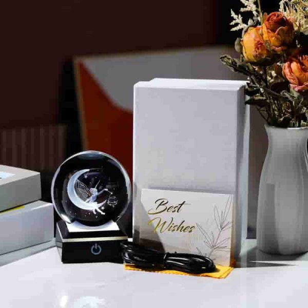 Best 3d Crystal Moon Fairy Gift - Magical Night Light For Her – Image 3