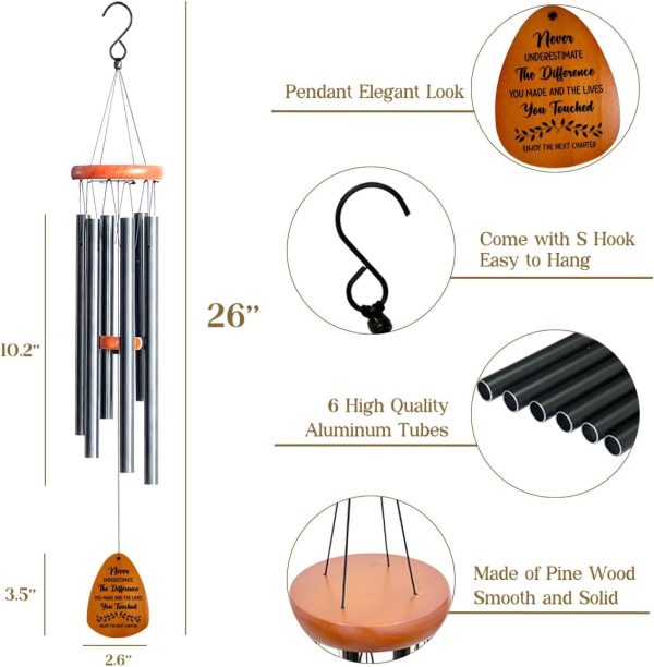 Best Farewell Wind Chimes For Coworkers & Friends Retirement Gifts – Image 2