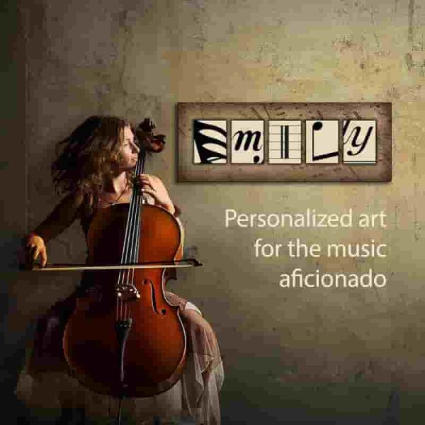 Personalized Music Name Art For Musicians - Unique Wall Décor - Image 5
