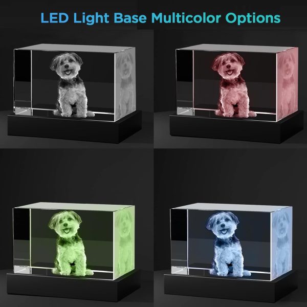 Best Personalized 3d Photo Crystal For Couples & Anniversaries - Imagen 4