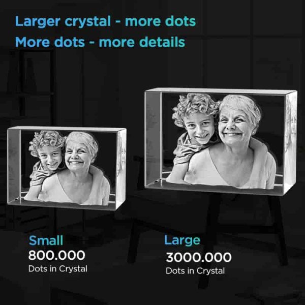 Best Personalized 3d Photo Crystal For Couples & Anniversaries - Imagen 5