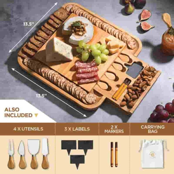 Best Bamboo Charcuterie Board Set - Perfect Gift 2025 – Image 2