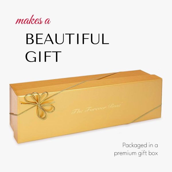 Forever Rose - 24k Gold Dipped Romantic Gift For Women & Men - 画像 (5)