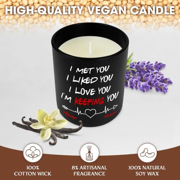 Romantic Vanilla Lavender Candle - Perfect Gift For Couples – Image 3
