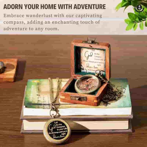 Sentimental Brass Compass With Box - Perfect Graduation Gift – Image 5