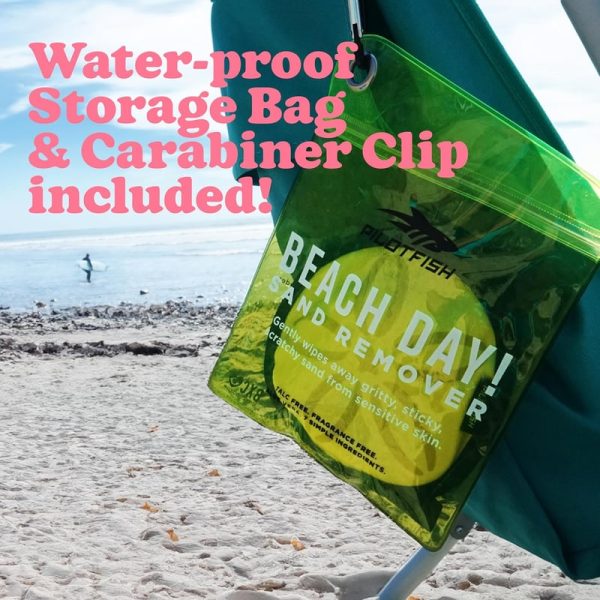 Pilotfish Sand Remover Bag - Beach Essential Gift For Women - 画像 (6)