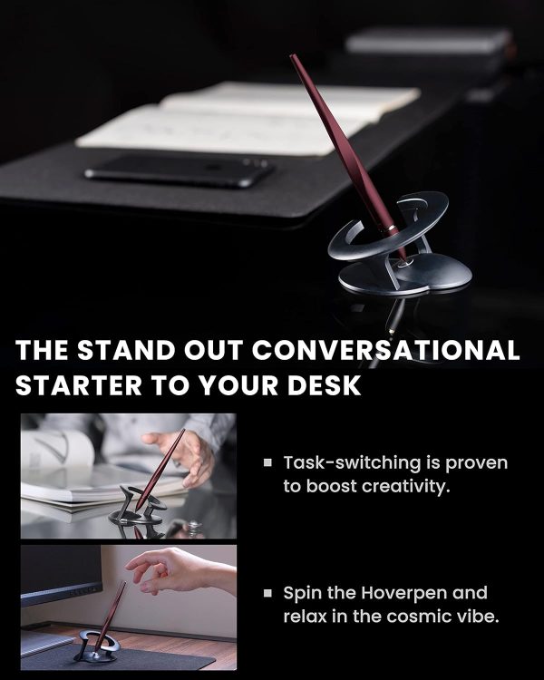 Novium Hoverpen 2.0 - Interstellar Magnetic Pen For Smooth Writing - Imagem 4