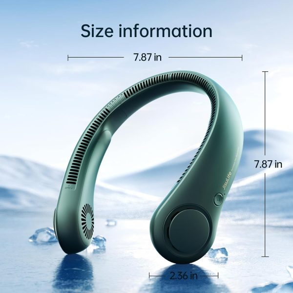 Jisulife Bladeless Wearable Neck Fan - 5 Speed Rechargeable - immagine 2