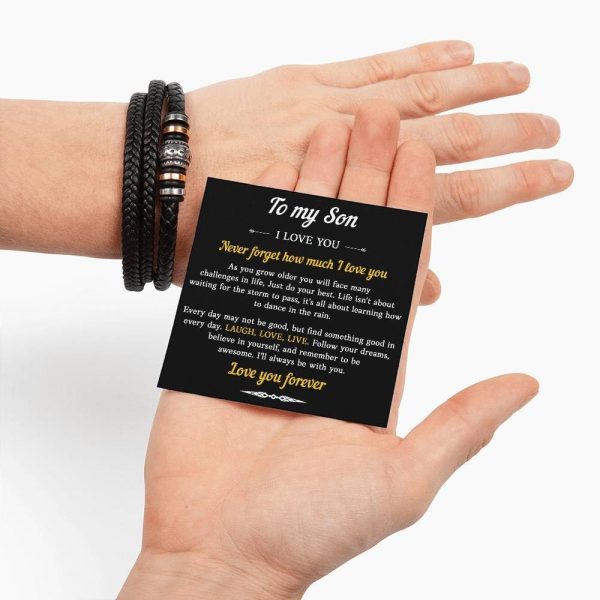To My Son Bracelet: Thoughtful Birthday Gift From Parents - 画像 (4)