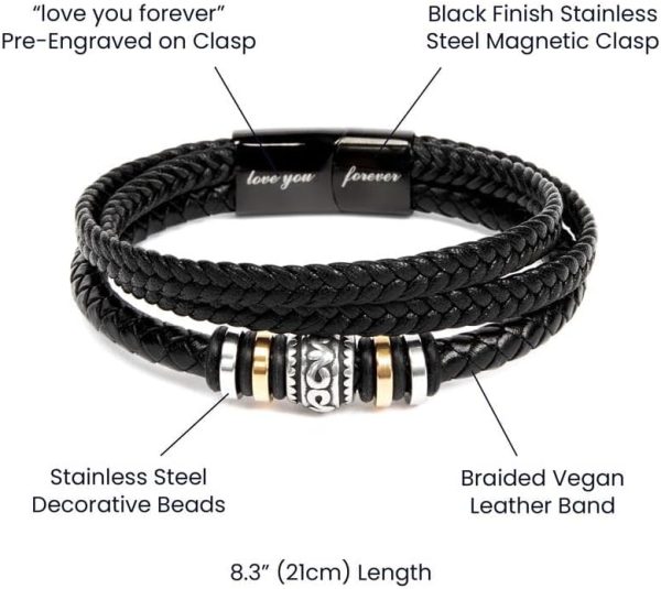 To My Son Bracelet: Thoughtful Birthday Gift From Parents - 画像 (6)