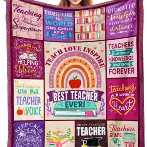 Best Teacher Appreciation Gifts - Cozy Blanket For Women Professors
