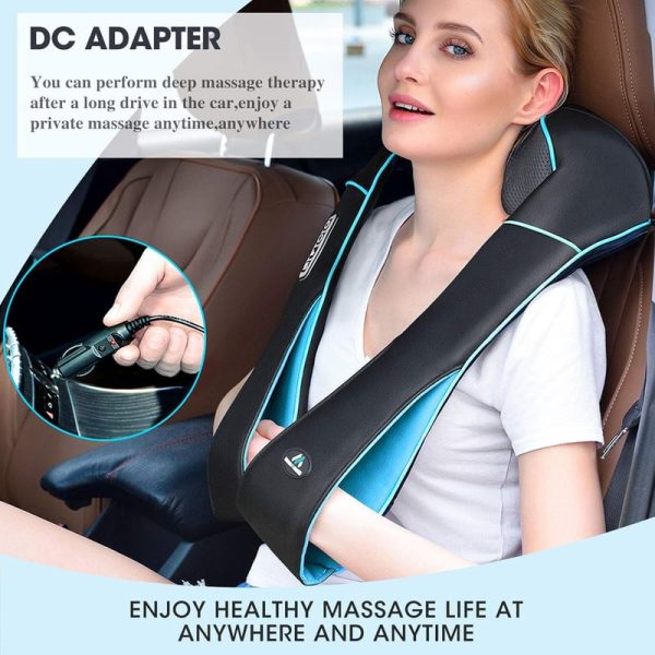 Best Neck Massager With Heat - Shiatsu Deep Kneading Massage Gift - Imagen 6