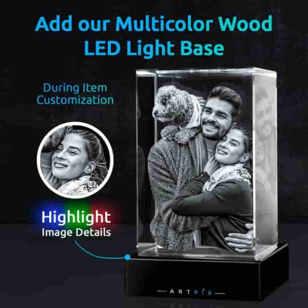 Best 3d Crystal Photo Gift - Personalized Keepsake - immagine 3