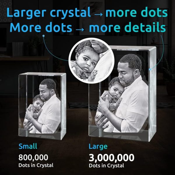 Best 3d Crystal Photo Gift - Personalized Keepsake - immagine 6