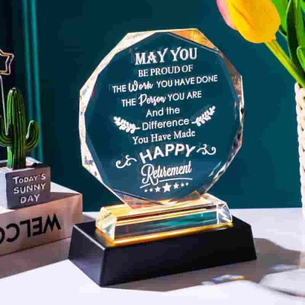 Best 2025 Retirement Gifts For Men & Women With Led Crystal Plaque – Image 3