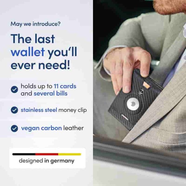Travando Rfid Airtag Wallet With Money Clip - Best Gifts - 画像 (3)